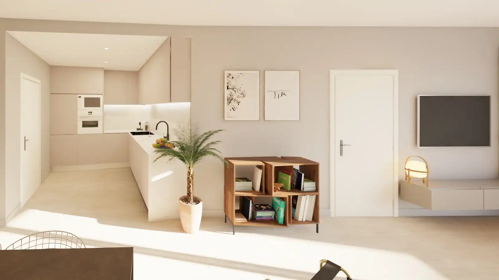 Sala de estar de Piso en venta en Igualada con Aire acondicionado, Calefacción y Parquet