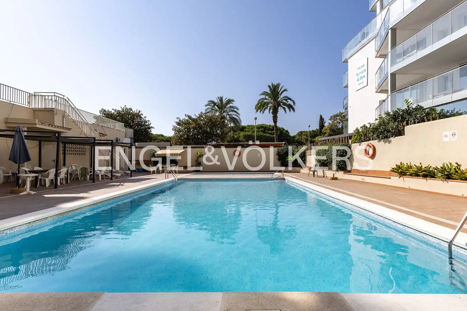 Swimming pool of Flat for sale in Malgrat de Mar  with Heating, Parquet flooring and Terrace