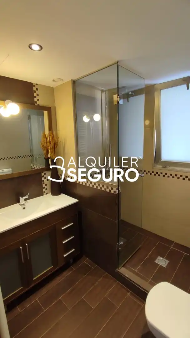 Bathroom of Flat for rent in Madrid  with Heating, Storage room and Furnished