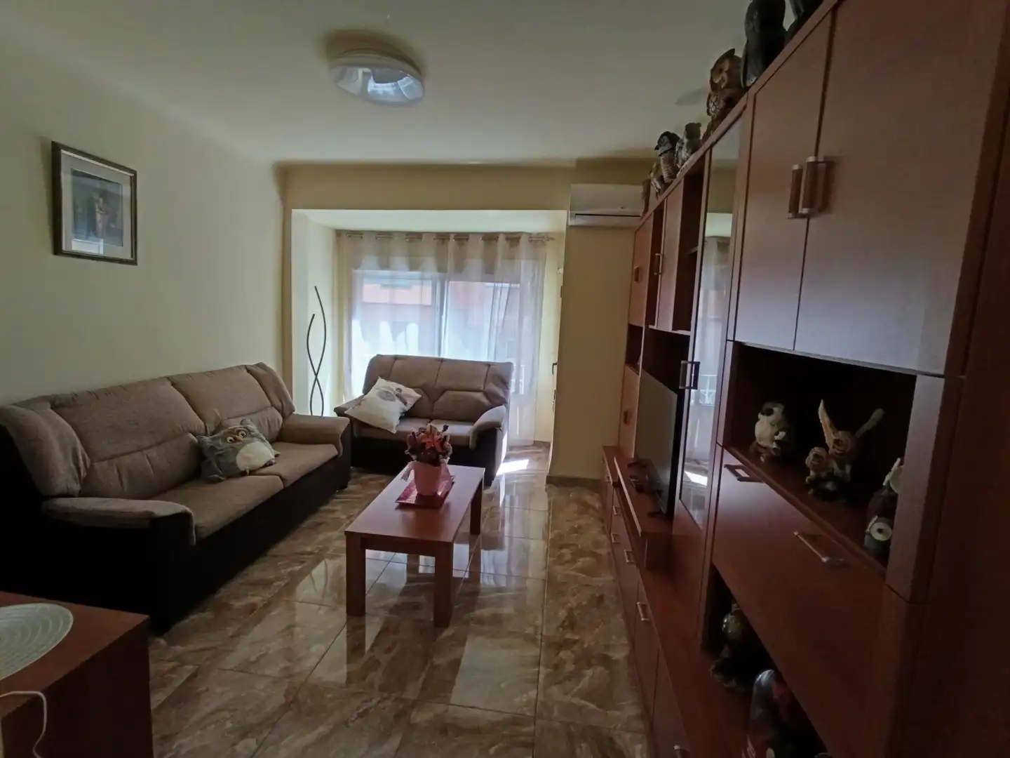 Sala de estar de Piso en venta en Alicante / Alacant con Aire acondicionado, Amueblado y Horno
