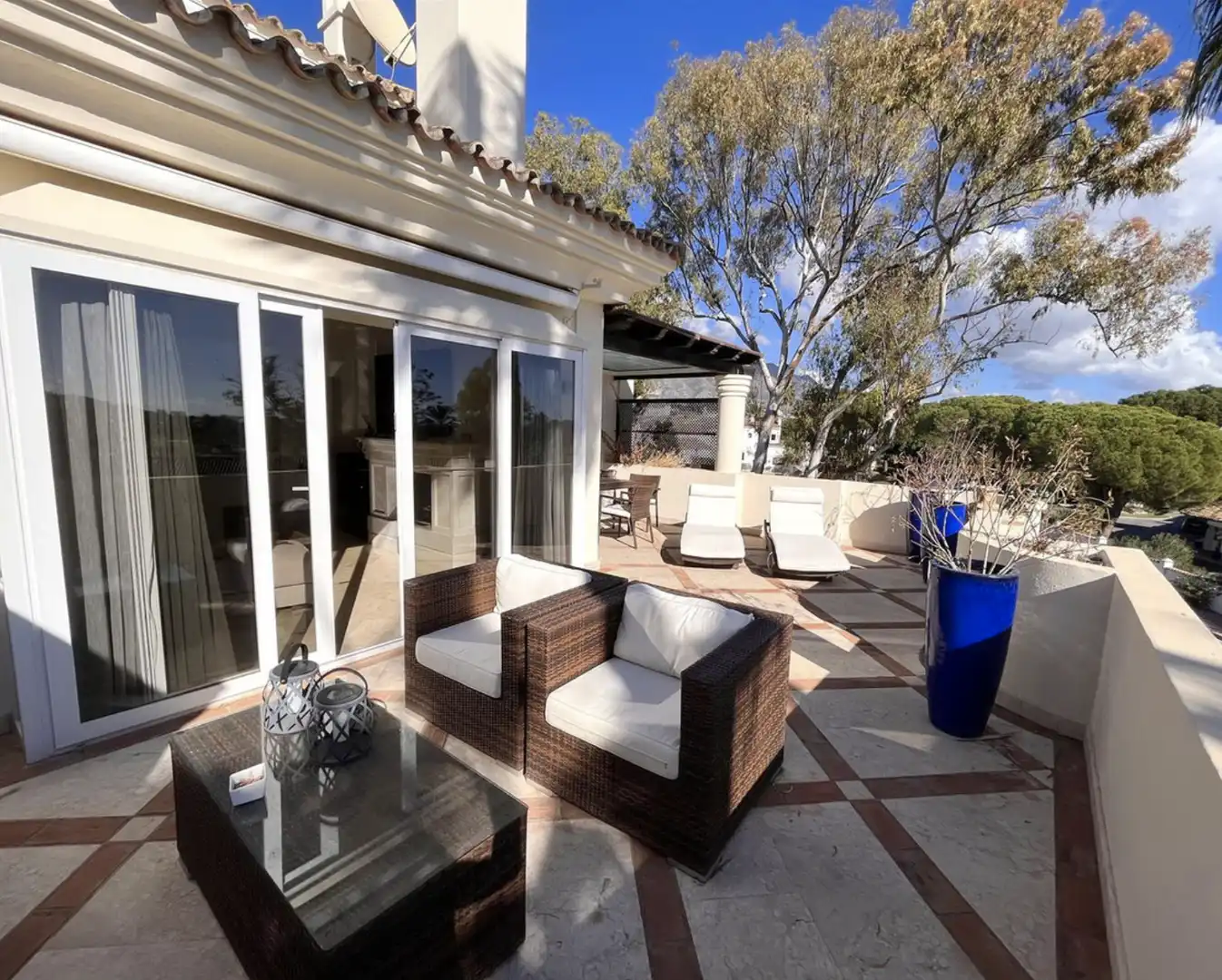 Terraza de Ático en venta en Marbella con Aire acondicionado, Terraza y Amueblado