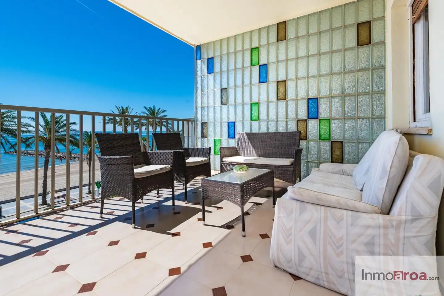 Terrasse von Wohnung zum Verkauf in Benicasim / Benicàssim mit Terrasse und Gemeinschaftspool