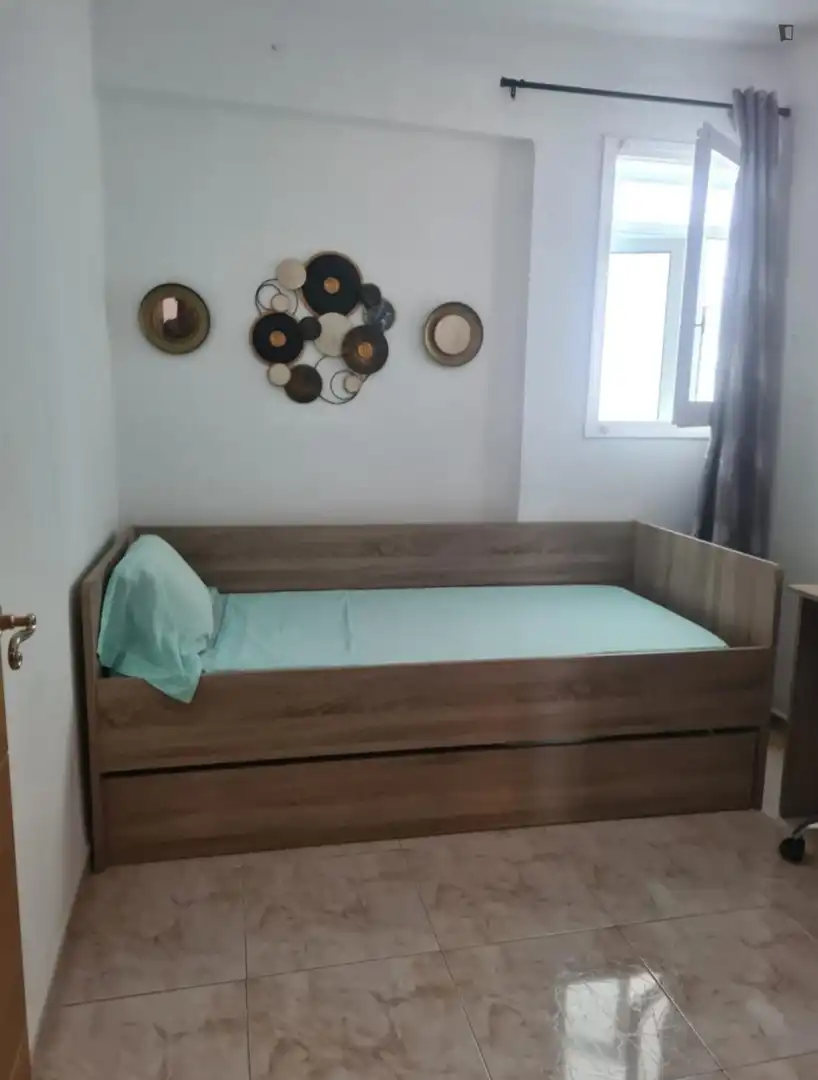 Bedroom of Apartments for rent in Castellón de la Plana / Castelló de la Plana  with Air Conditioner, Furnished and Oven