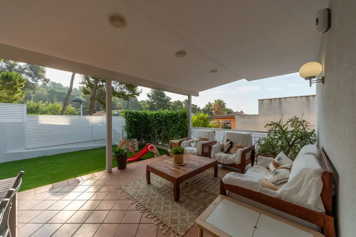 Terraza de Casa o chalet en venta en Montornés - Las Palmas - El Refugio