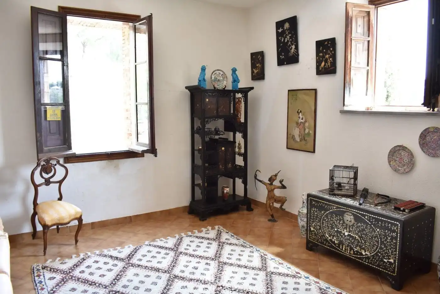 Living room of Country homes for sale in Castelldefels  with Heating, Storage room and Swimming Pool