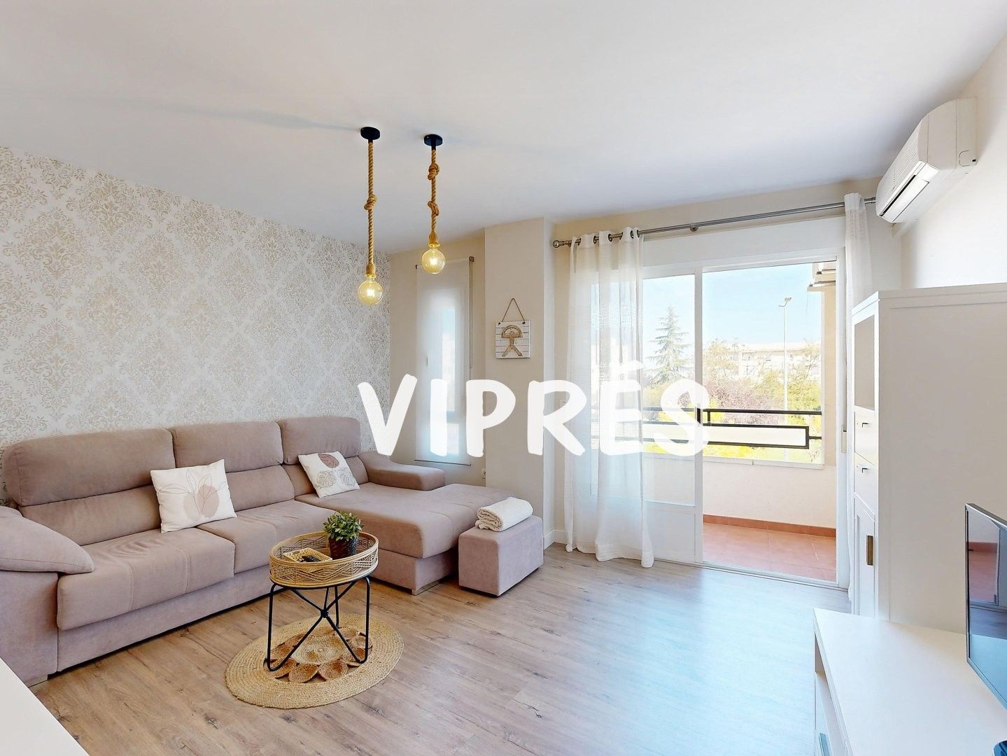 Wohnzimmer von Wohnung zum verkauf in Cáceres Capital mit Klimaanlage, Heizung und Terrasse