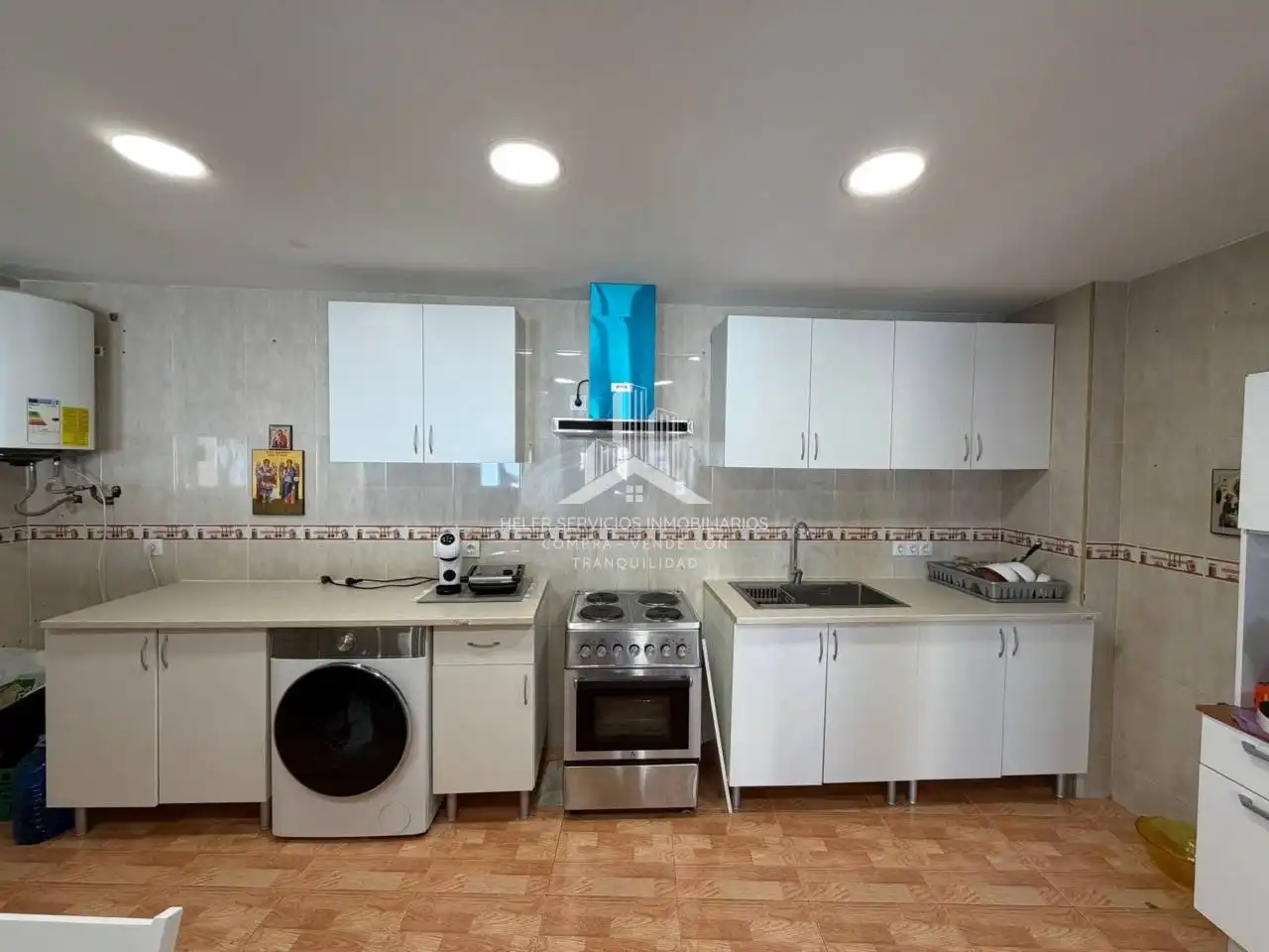 Cuina de Apartament en venda en Vila-real amb Parquet, Terrassa i Traster