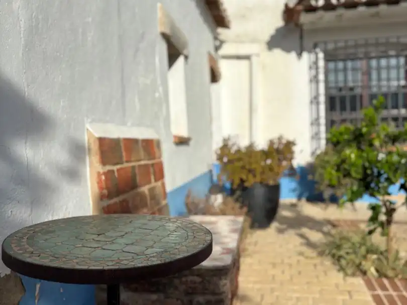 Terrasse von Country house zur Miete in Feria mit Klimaanlage, Heizung und Privatgarten