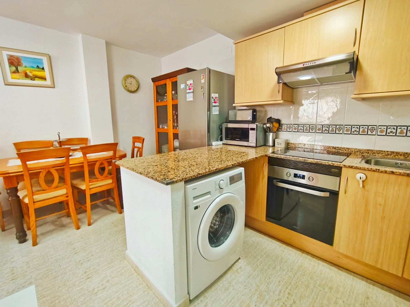 Kitchen of Flat for sale in Oropesa del Mar / Orpesa  with Oven and Washing machine