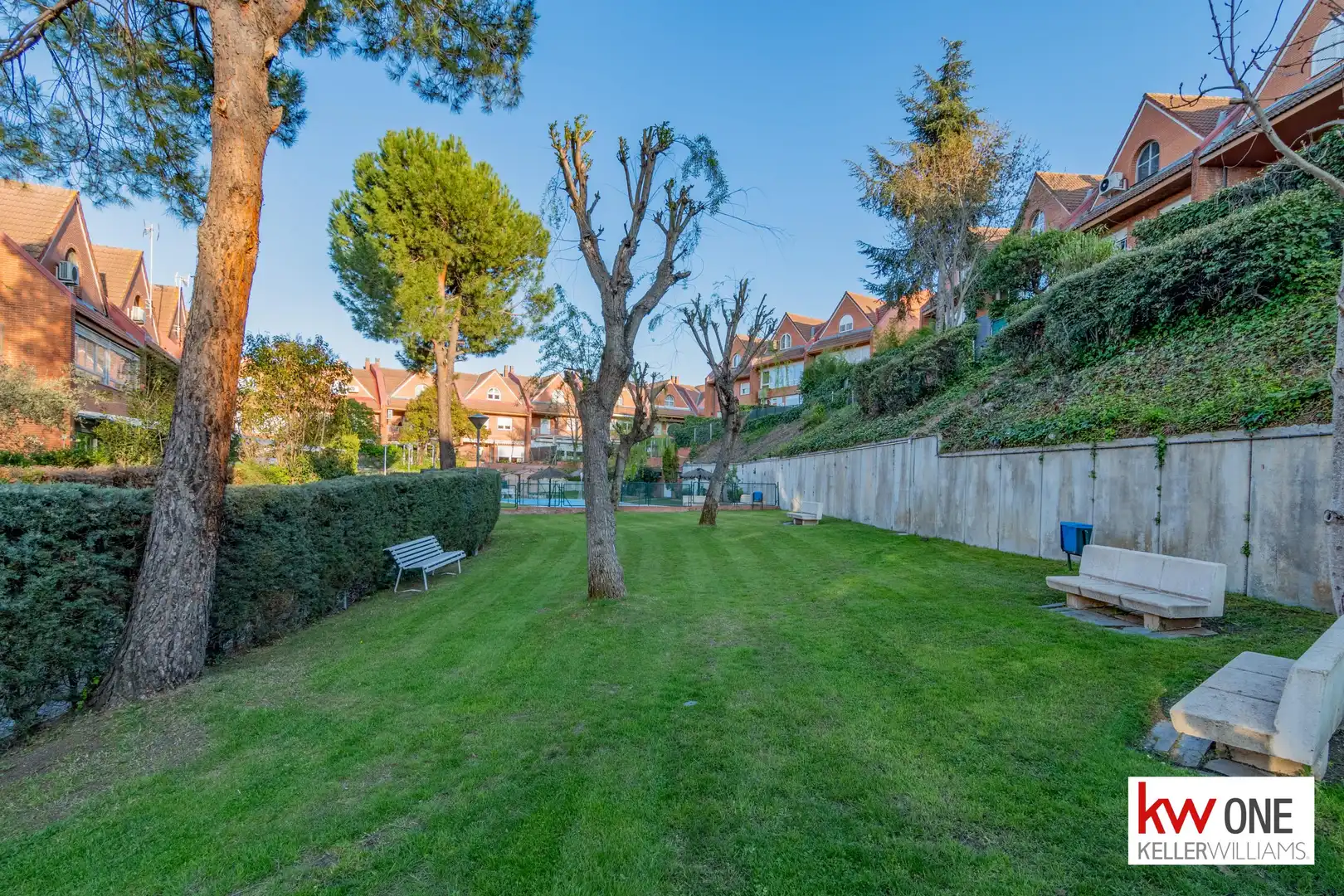Jardín de Casa adosada de alquiler en Pozuelo de Alarcón con Aire acondicionado, Calefacción y Jardín privado