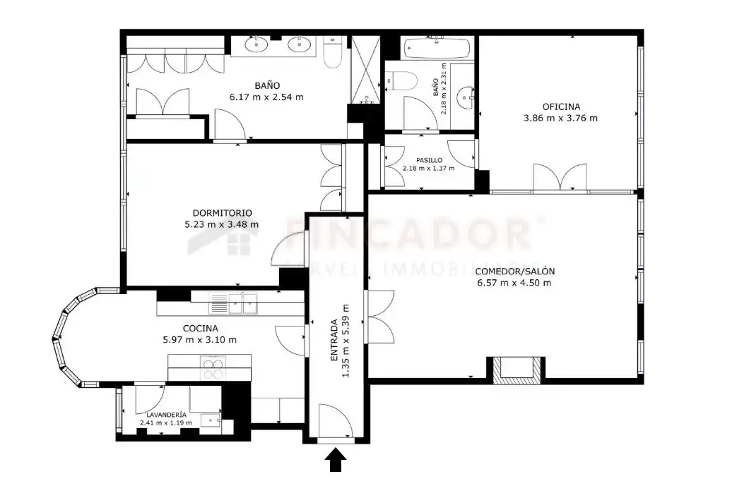 Piso en venta en Barcelona con Calefacción y Parquet