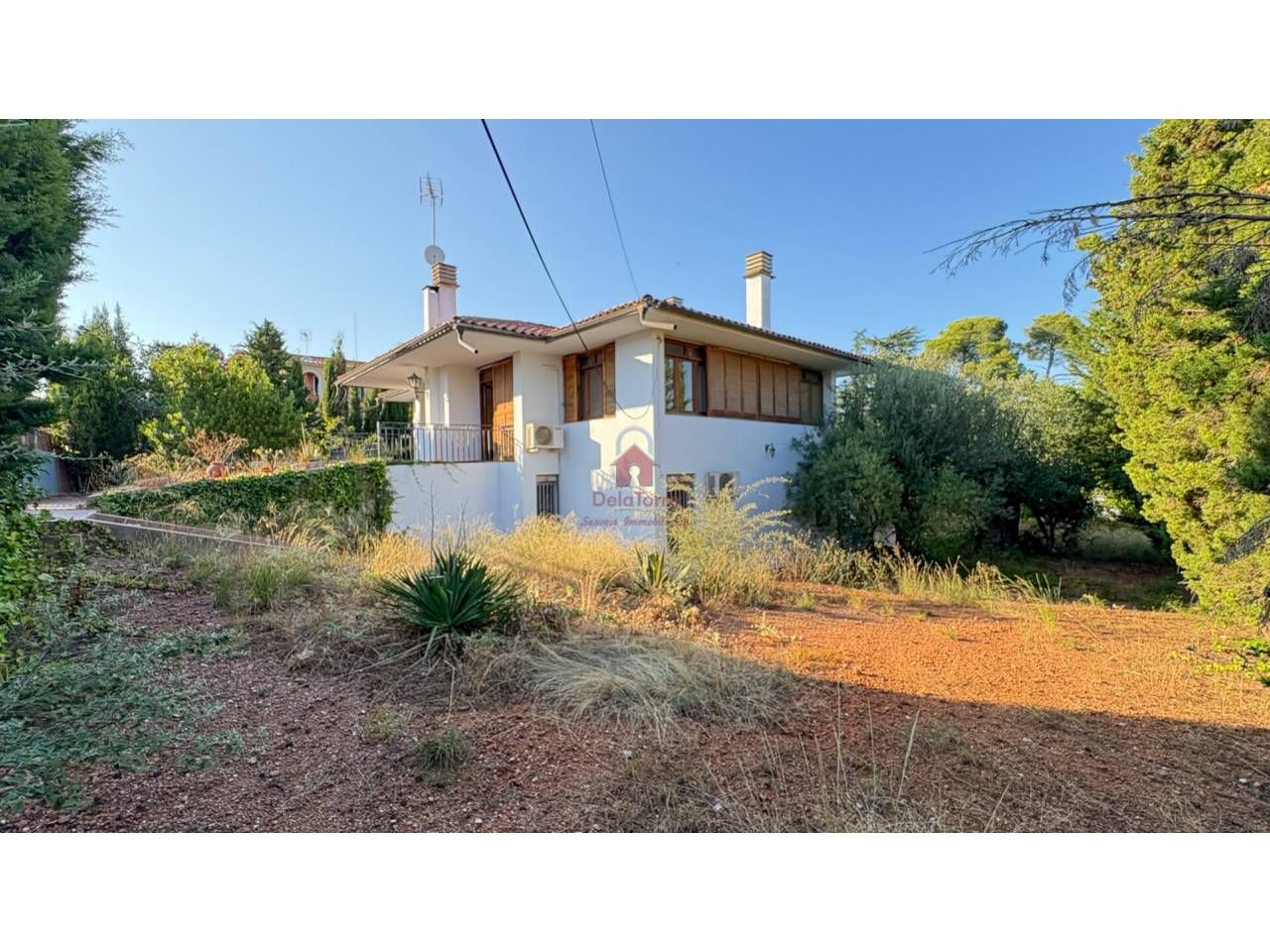 Exterior view of House or chalet for sale in Terrassa  with Air Conditioner, Heating and Private garden