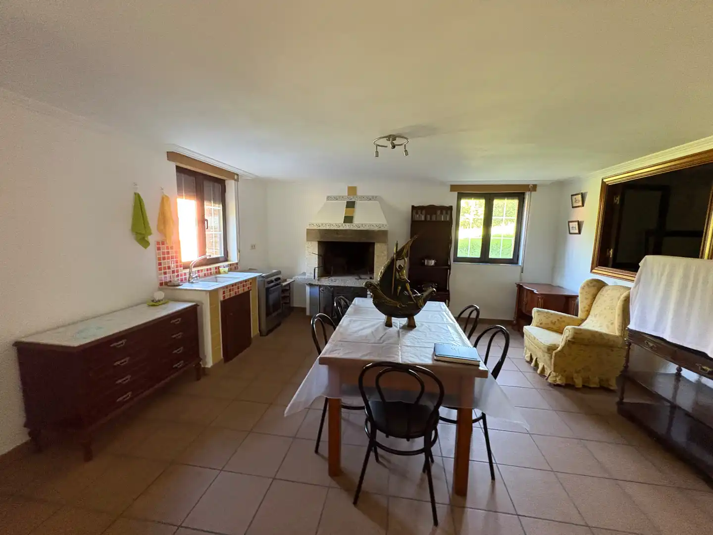 Cocina de Casa o chalet en venta en Cedeira con Calefacción, Jardín privado y Horno