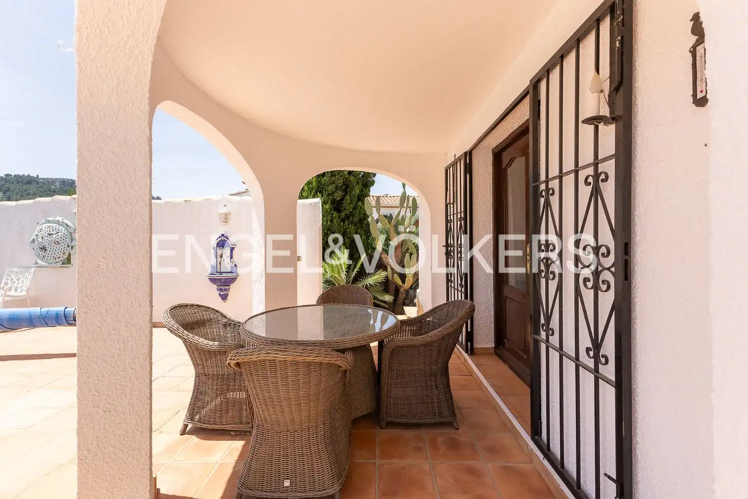 Terraza de Casa o chalet en venta en Dénia con Calefacción, Jardín privado y Piscina