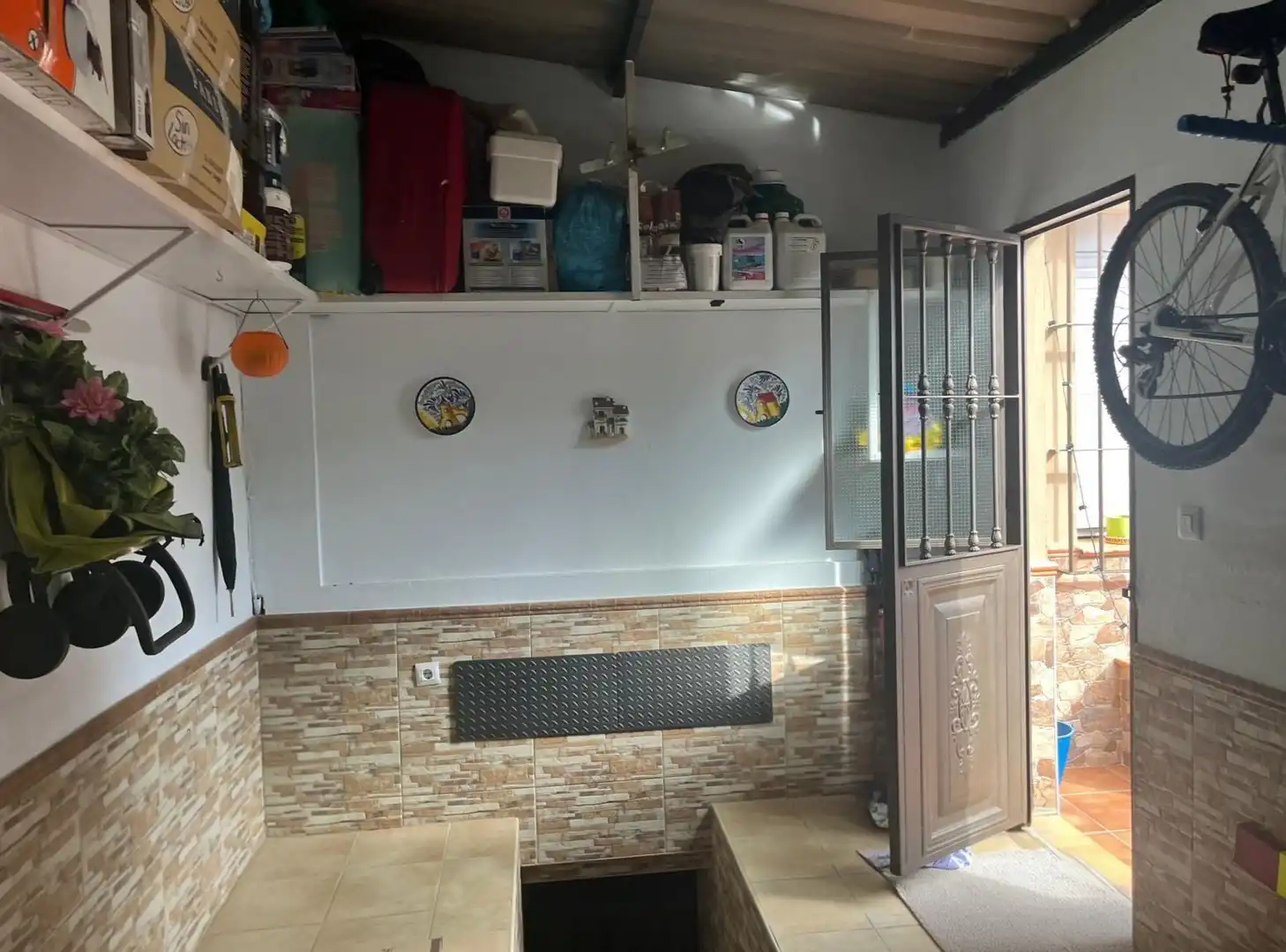 Cocina de Casa adosada en venta en Dos Hermanas con Terraza y Amueblado