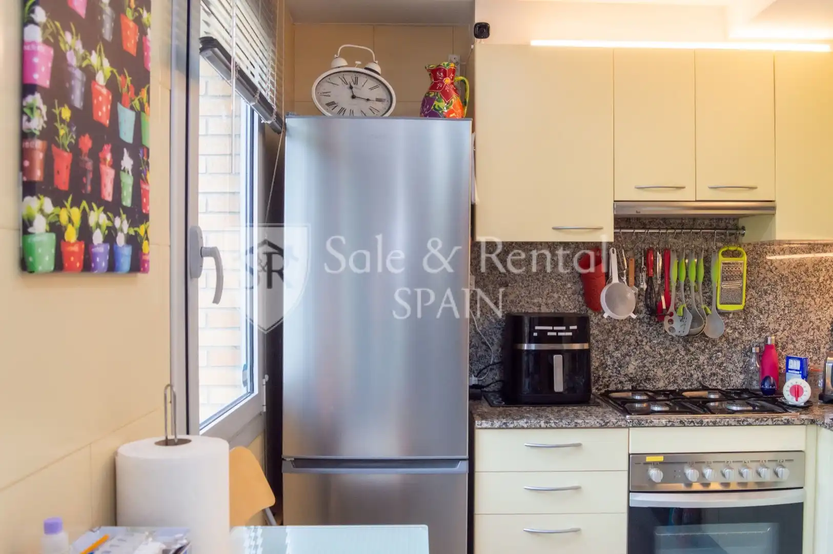 Küche von Wohnung zum Verkauf in Tossa de Mar mit Klimaanlage, Heizung und Terrasse