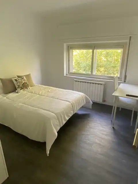 Bedroom of Flat for rent in Salamanca  with Heating, Parquet flooring and Furnished
