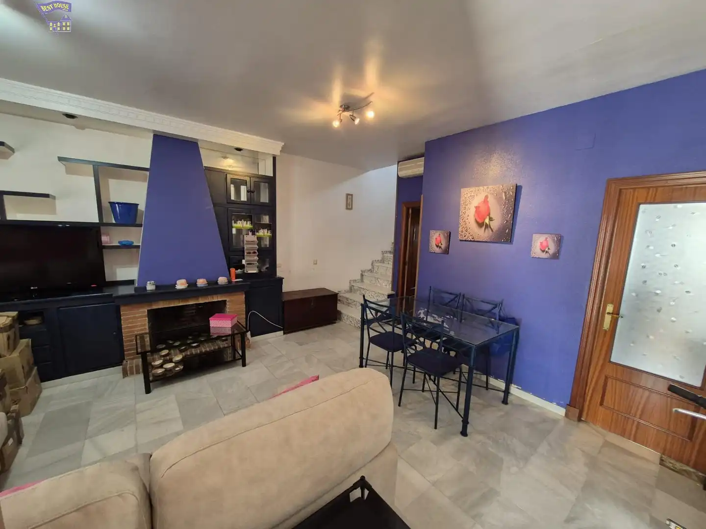 Sala de estar de Casa adosada en venta en Arcos de la Frontera