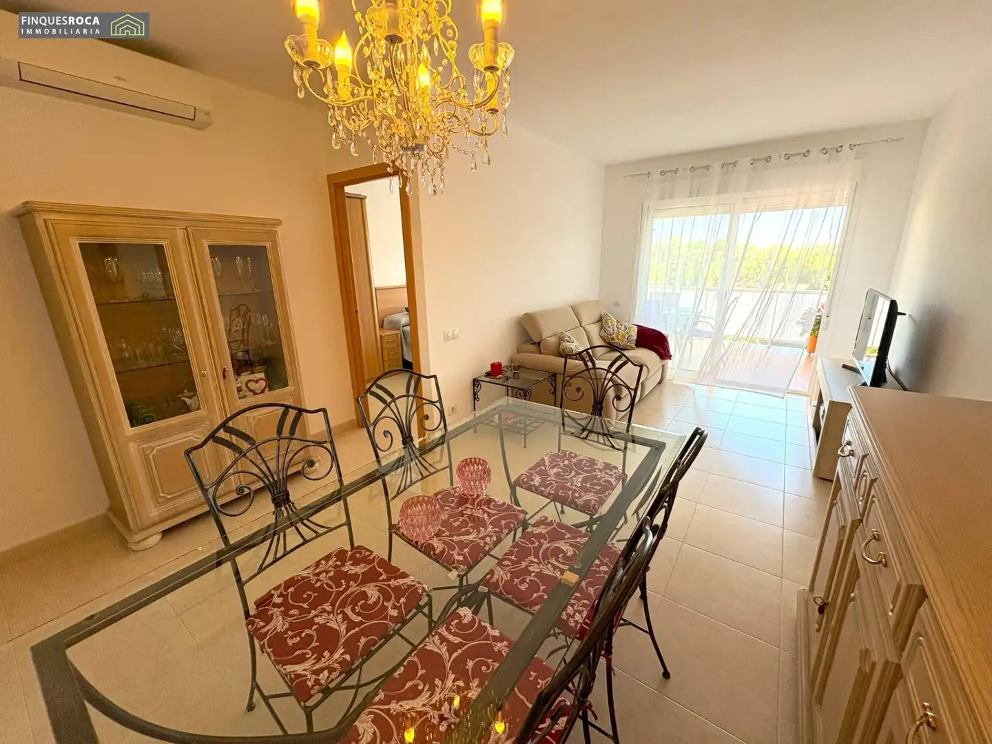 Comedor de Apartamento en venta en Alcanar con Calefacción, Terraza y Piscina