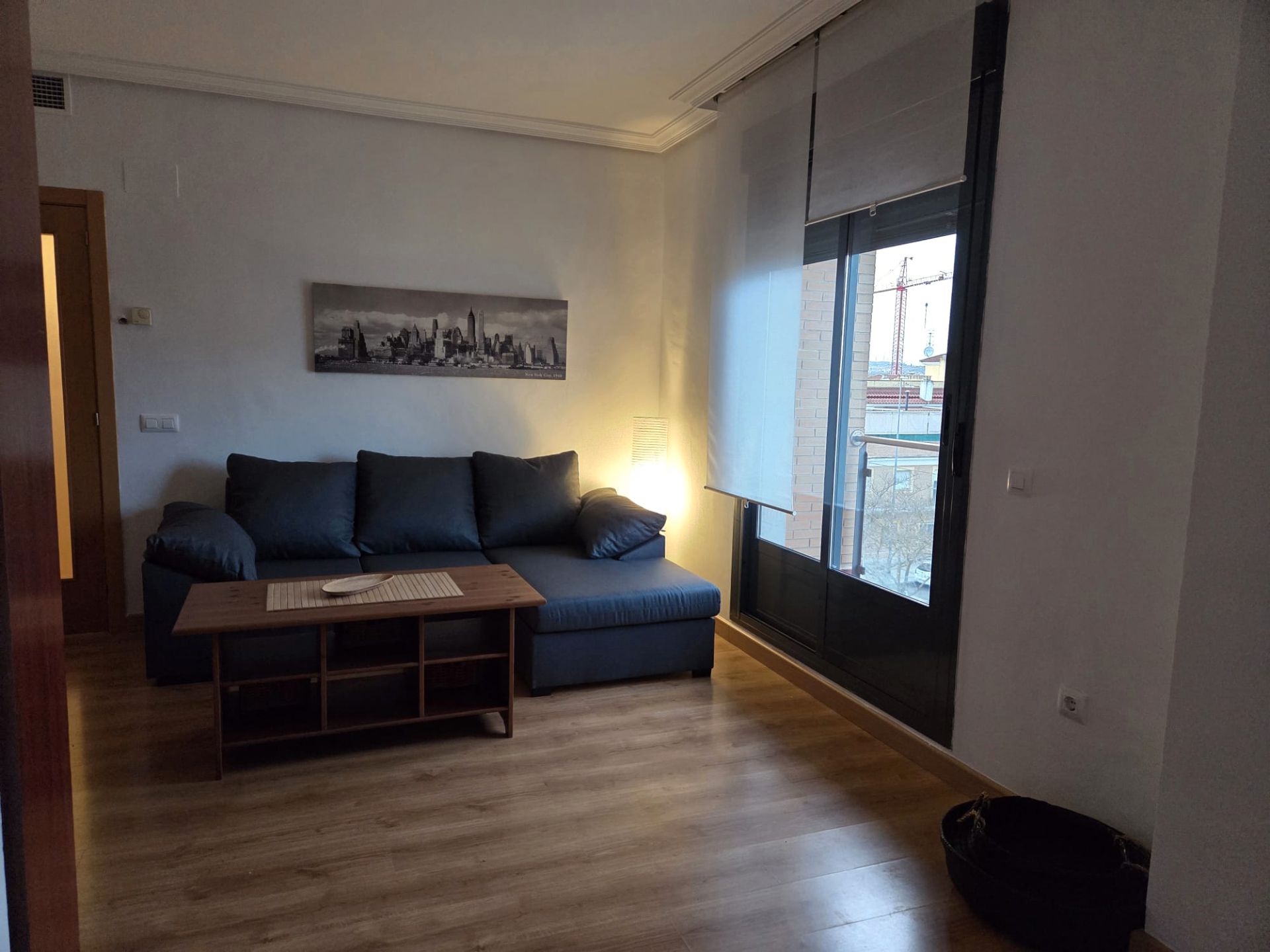 Sala d'estar de Pis de lloguer en Badajoz Capital amb Calefacció, Parquet i Terrassa