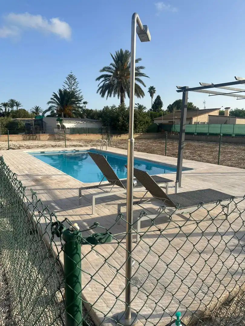 Swimming pool of Houses for rent in Elche / Elx  with Air Conditioner, Heating and Private garden