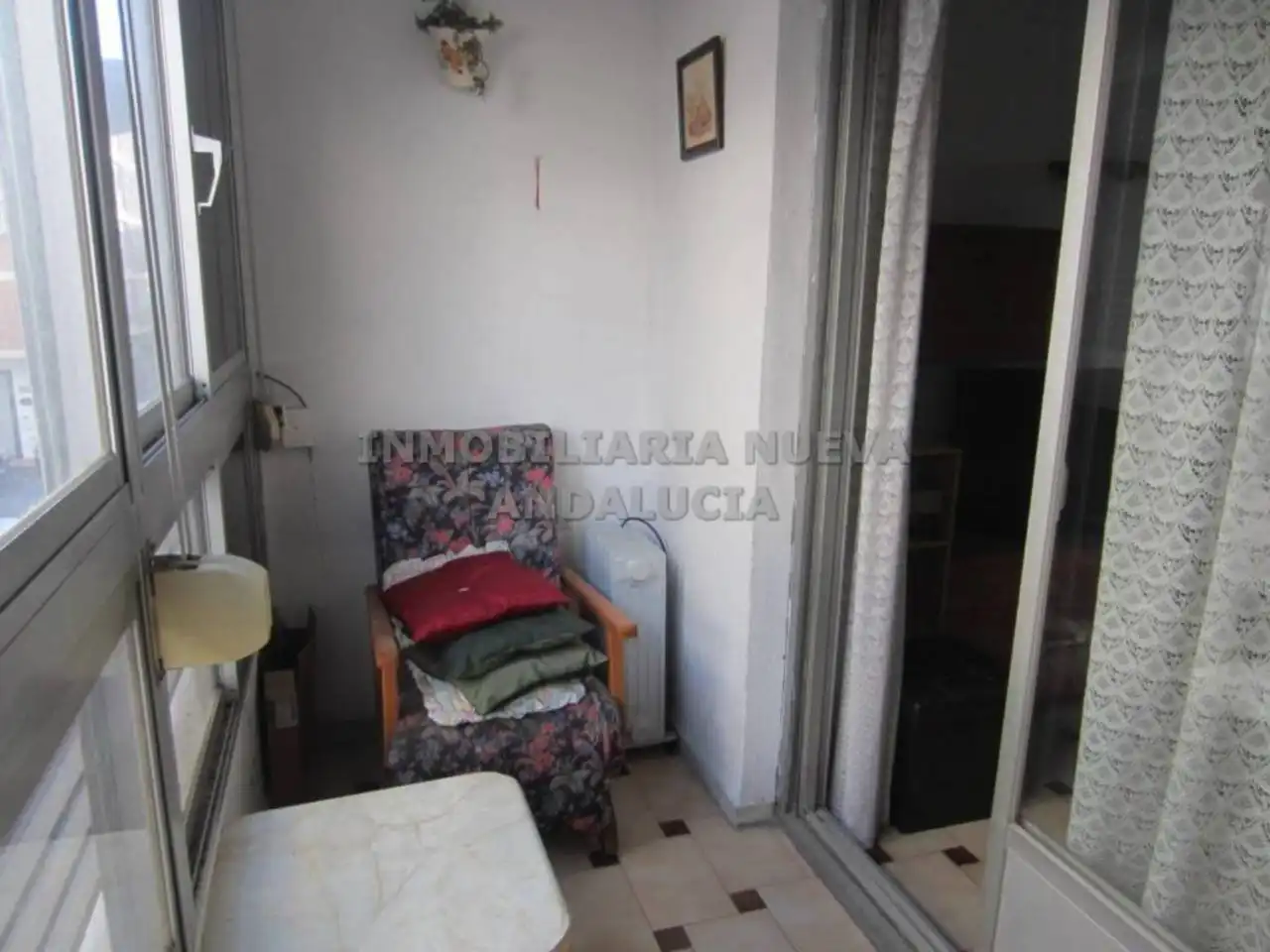 Balcony of Flat for rent in Almería  with Furnished