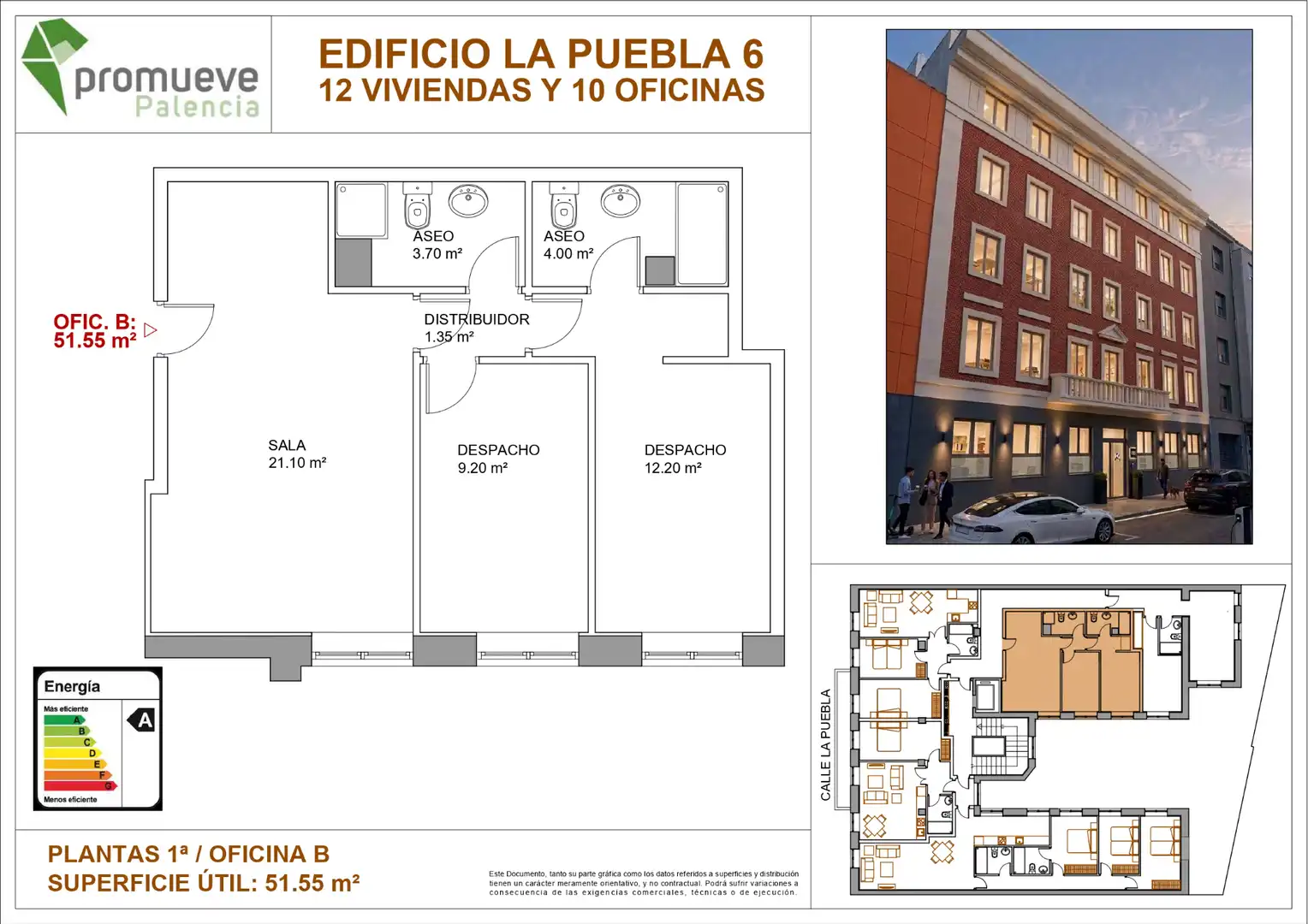 Ufficio con ascensore in vendita a Calle la Puebla 6, imagen 2