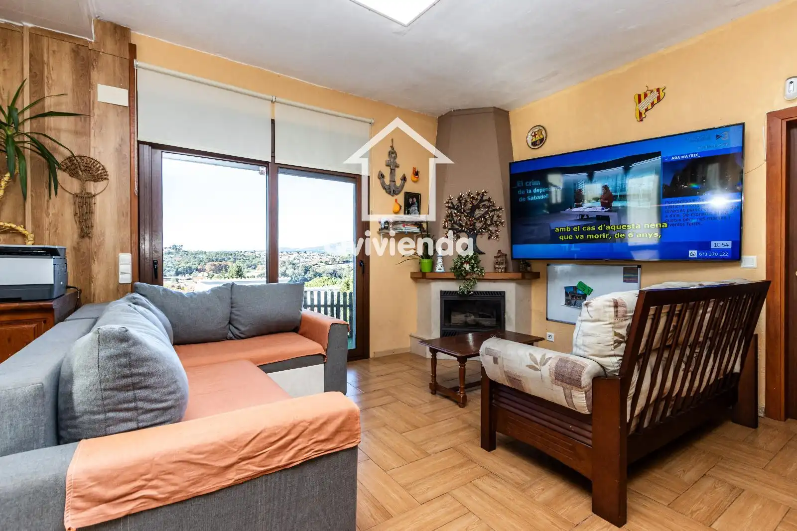 Sala de estar de Casa o chalet en venta en Lliçà d'Amunt con Aire acondicionado, Calefacción y Terraza