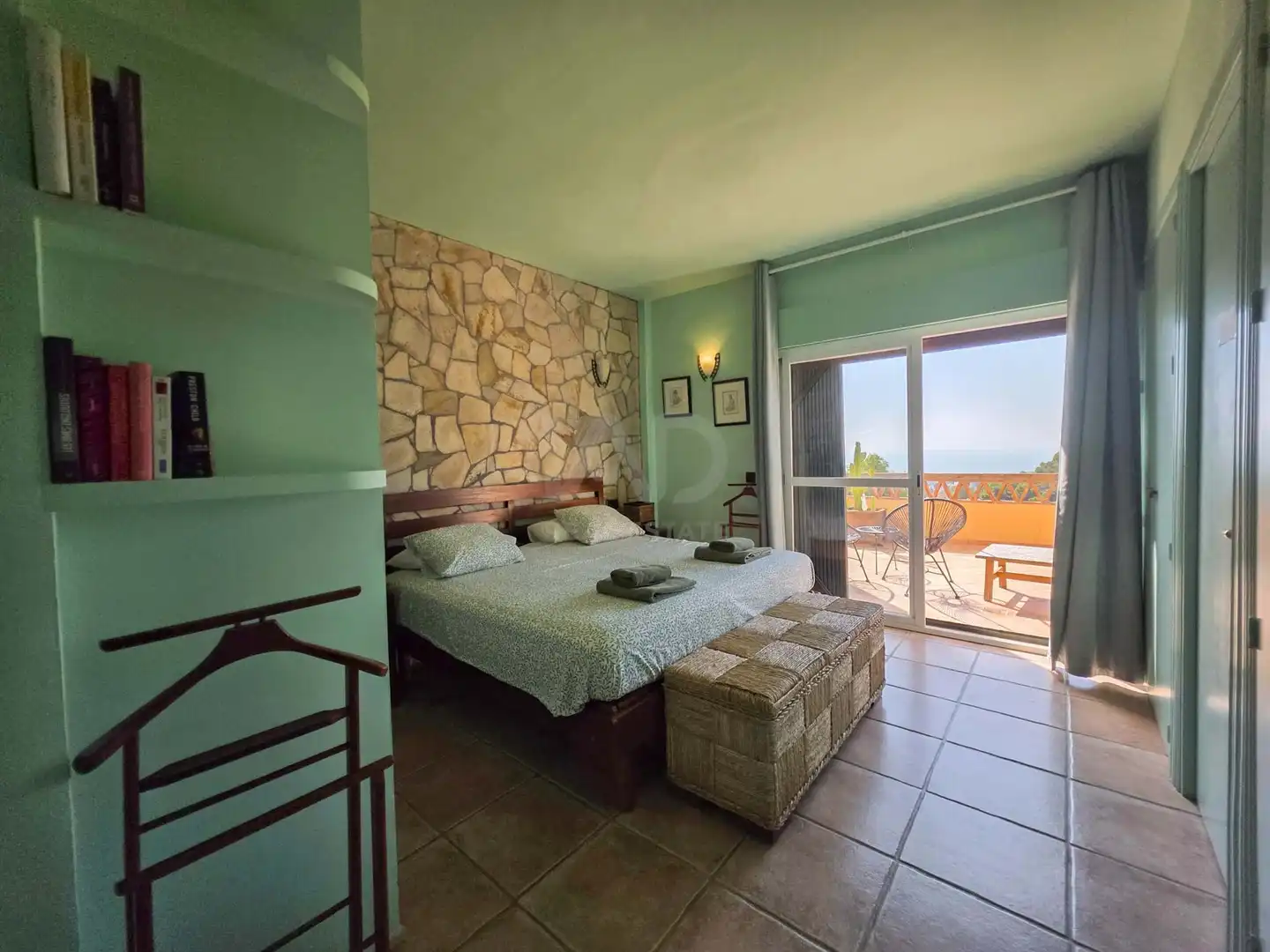Schlafzimmer von Dachboden zum Verkauf in Málaga mit Klimaanlage, Heizung und Terrasse