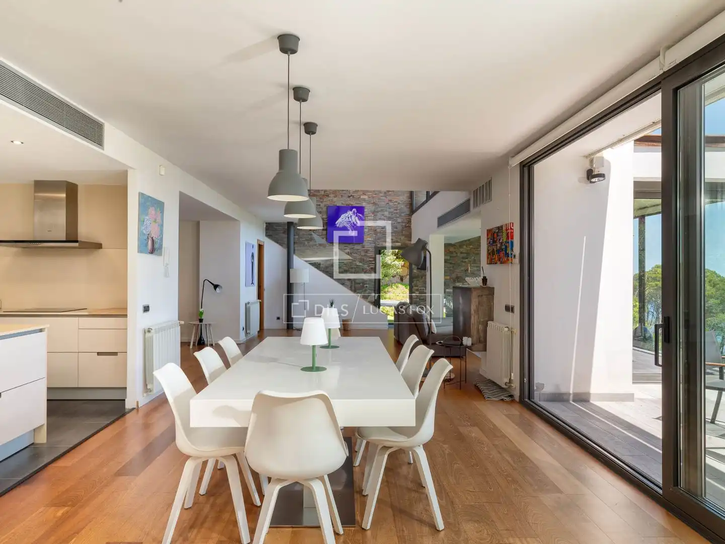 Esszimmer von Haus oder Chalet zum Verkauf in Begur mit Klimaanlage, Heizung und Privatgarten
