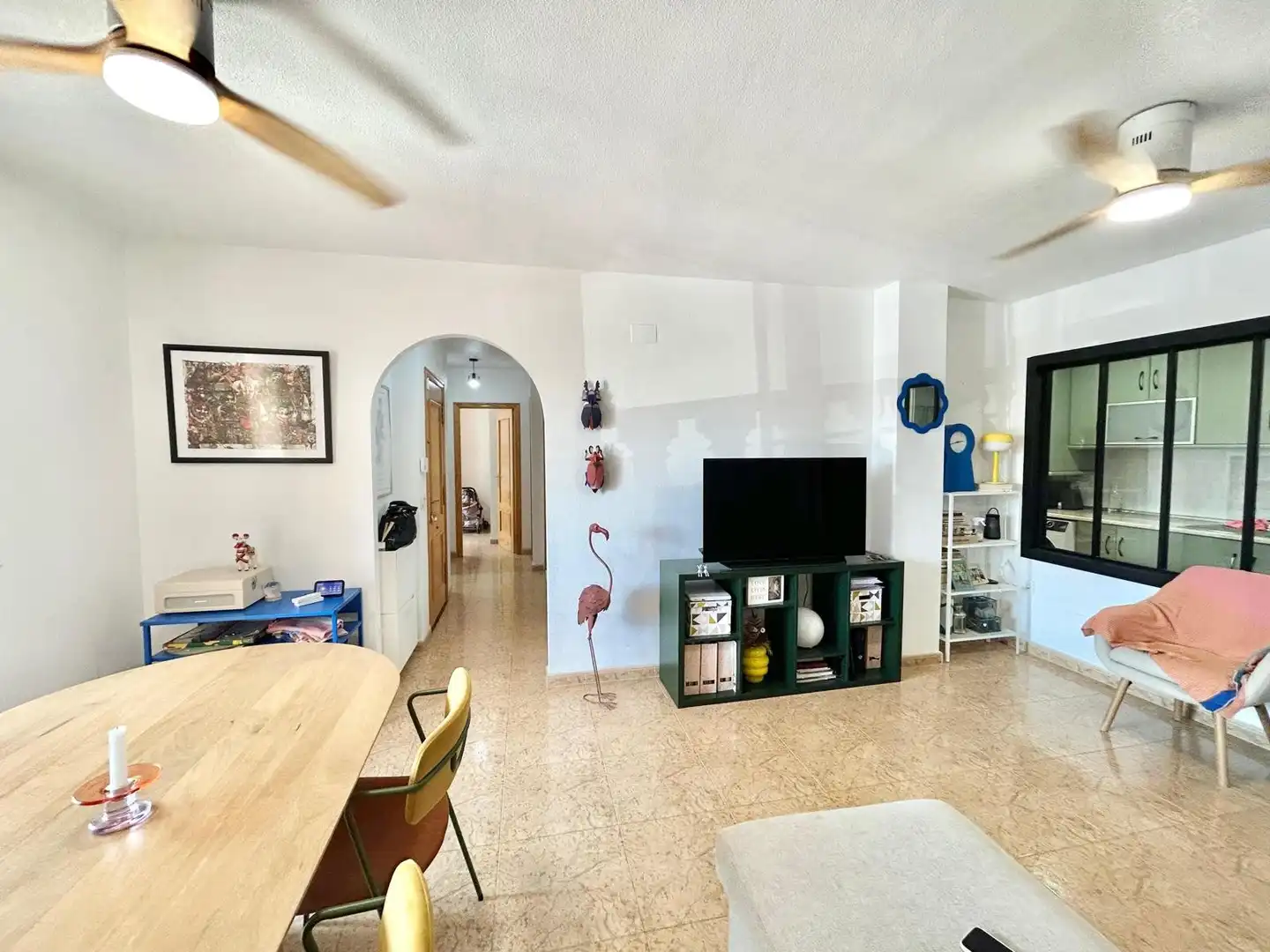 Living room of Ground floor for rent in San Fulgencio  with Air Conditioner, Swimming Pool and Furnished