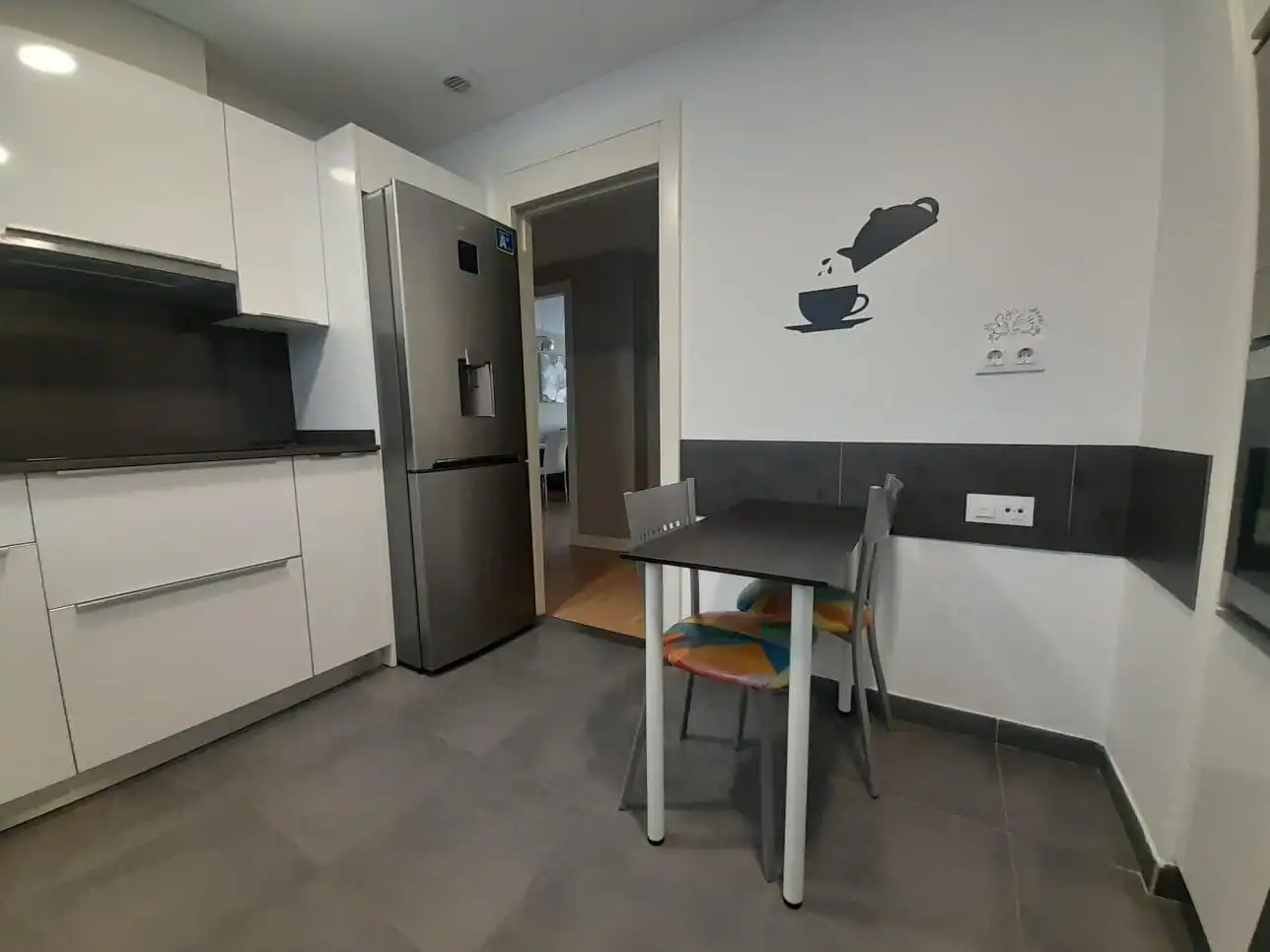 Kitchen of Flat for sale in Málaga  with Air Conditioner, Private garden and Terrace
