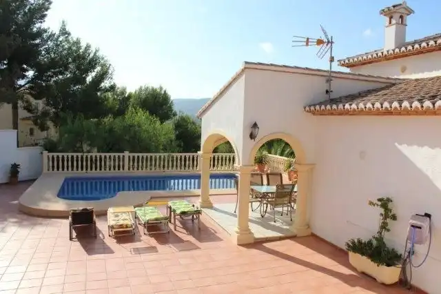 Terrassa de Casa o xalet en venda en Calpe / Calp amb Aire condicionat, Calefacció i Piscina