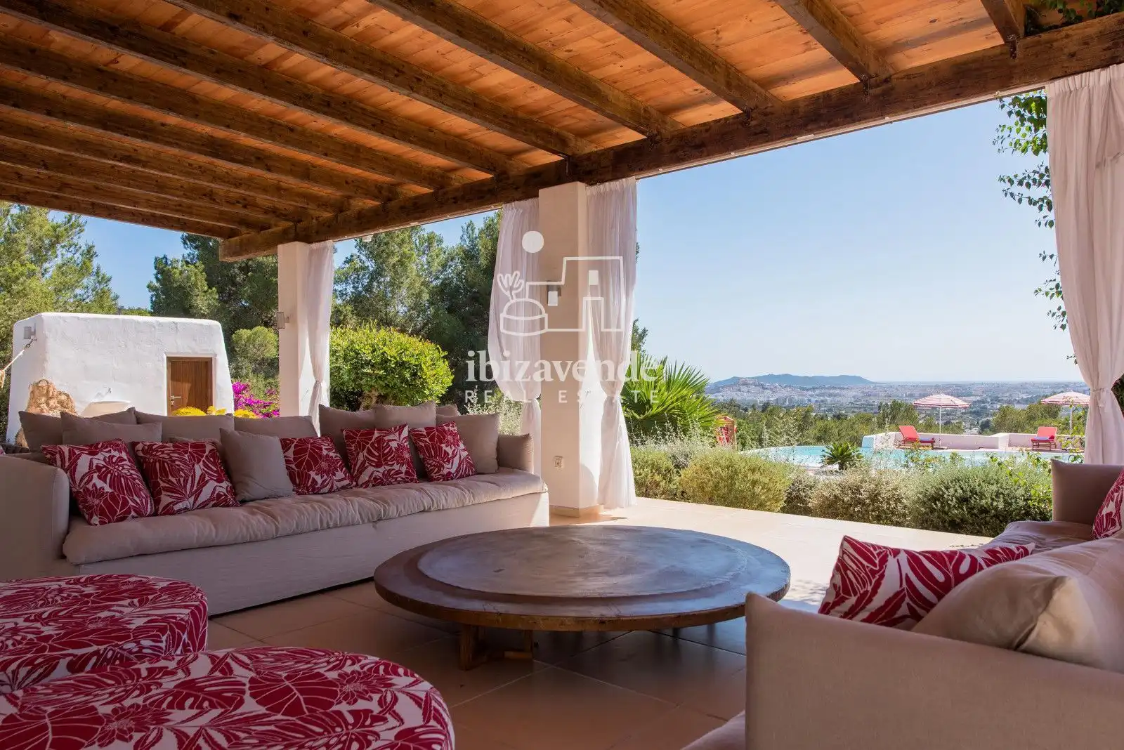 Terraza de Casa o chalet de alquiler en Santa Eulària des Riu con Aire acondicionado, Calefacción y Terraza