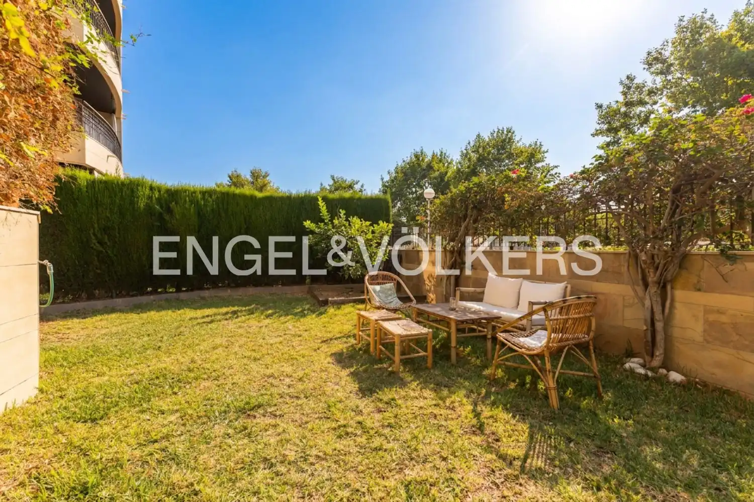 Terraza de Piso de alquiler en Jávea / Xàbia con Aire acondicionado, Calefacción y Jardín privado