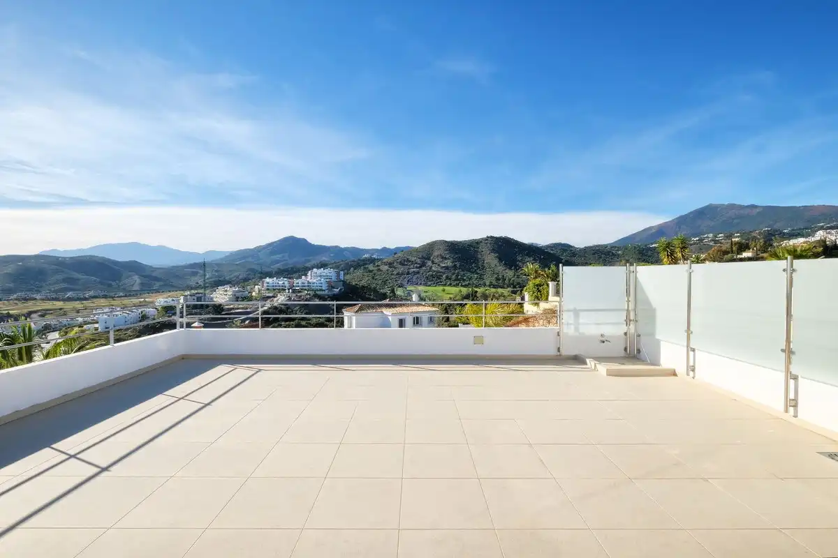 Terraza de Casa o chalet en venta en Benahavís con Jardín privado