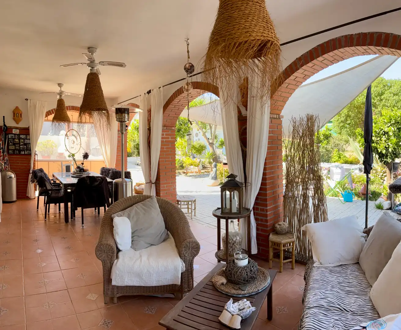 Terraza de Casa o chalet en venta en Alhaurín de la Torre con Aire acondicionado, Calefacción y Jardín privado