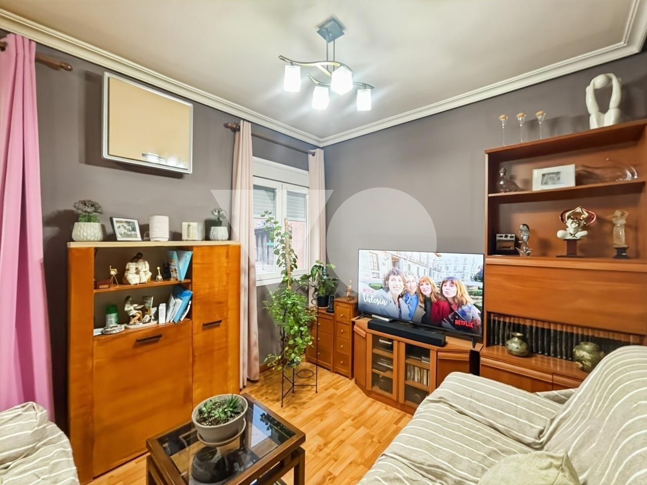 Living room of Apartment for sale in  Madrid Capital  with Air Conditioner, Heating and Furnished