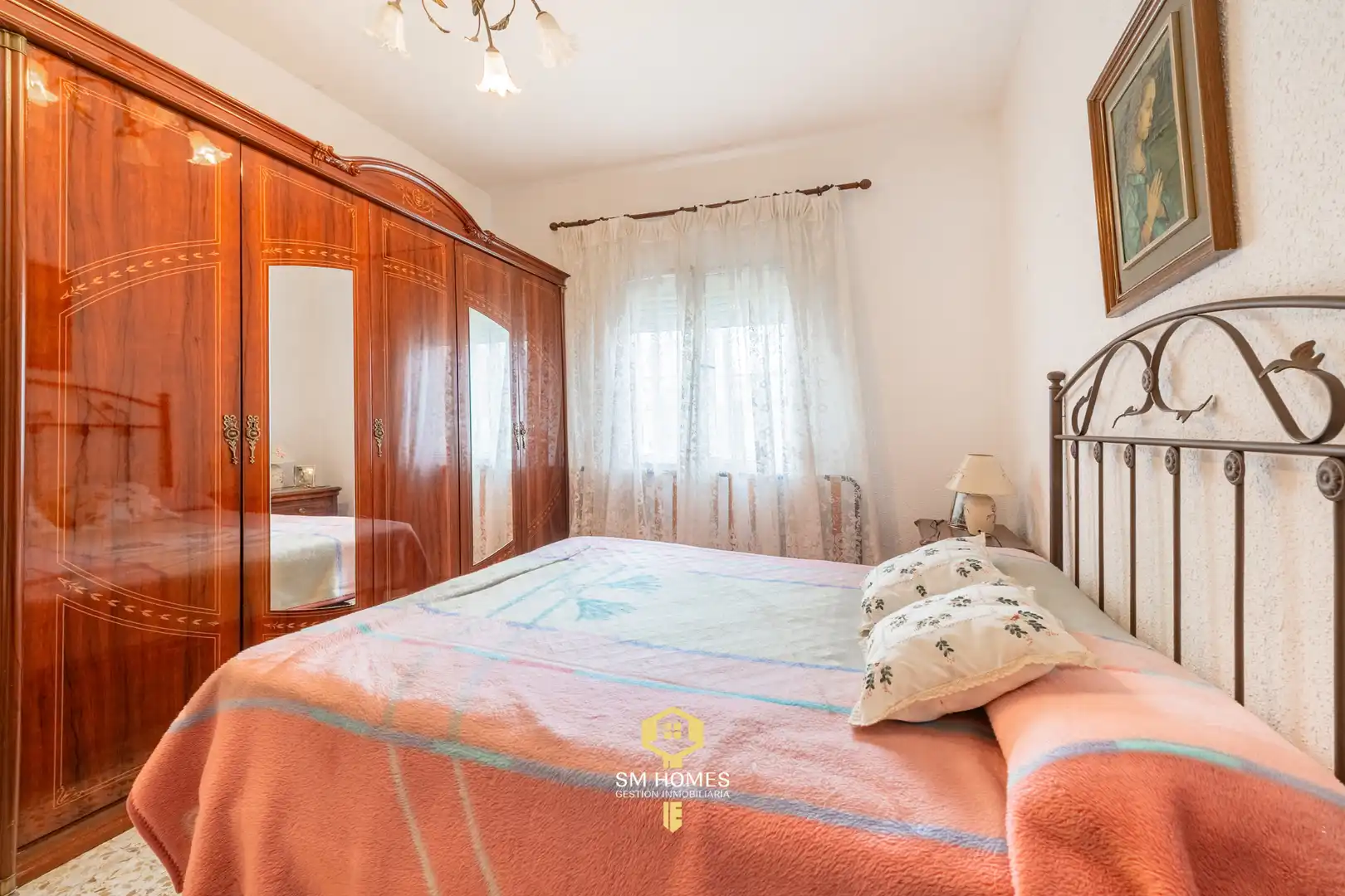Dormitori de Casa adosada en venda en Mejorada del Campo amb Calefacció, Jardí privat i Terrassa