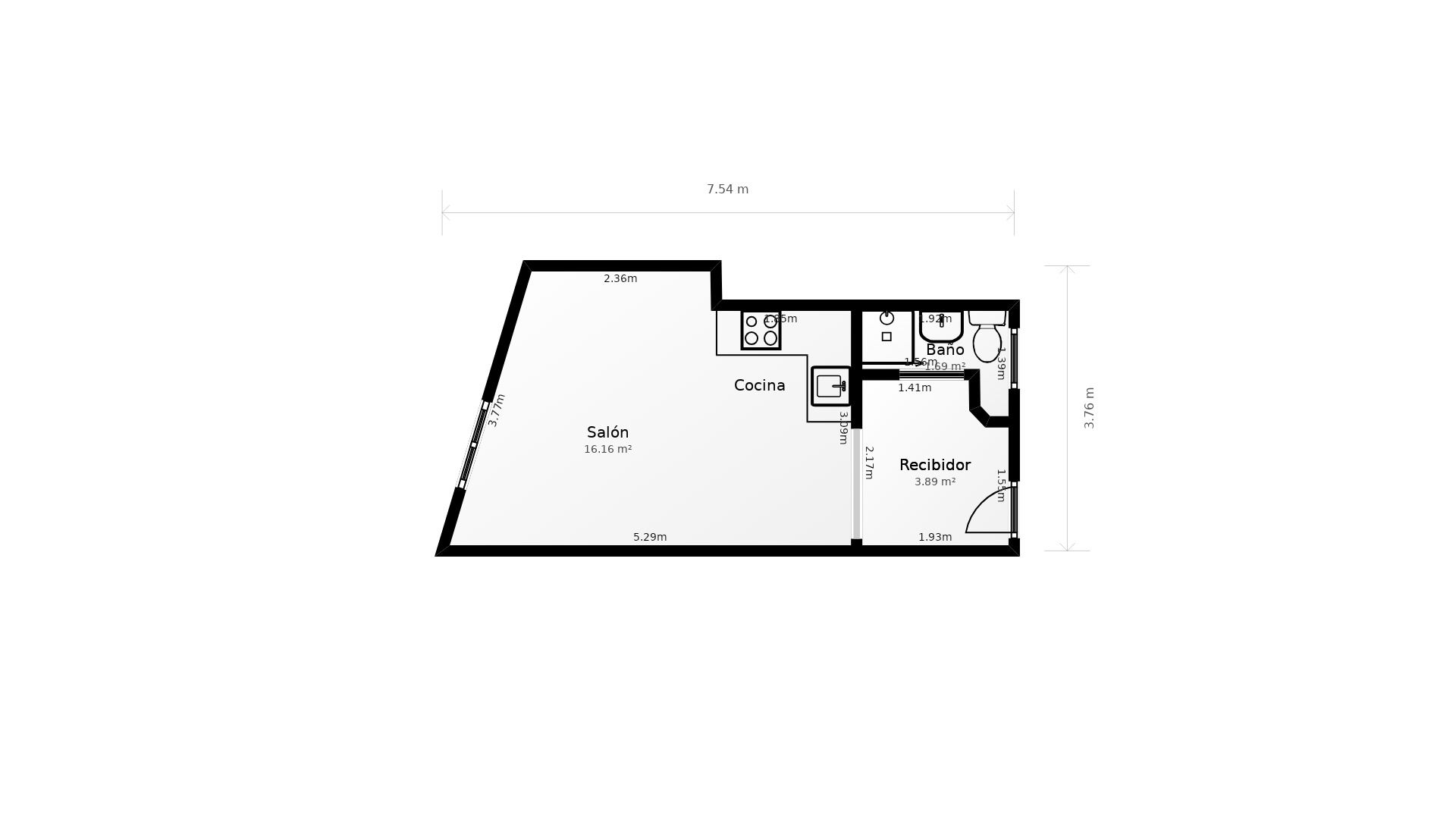 Study for sale in  Barcelona Capital  with Terrace and Oven