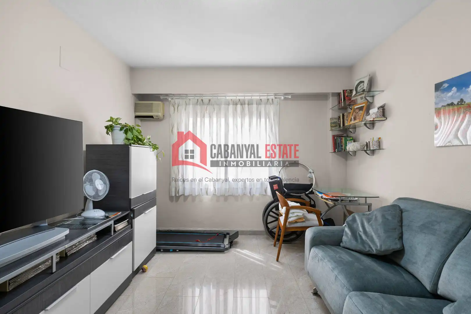 Sala d'estar de Apartament en venda en Valencia amb Aire condicionat i Balcó