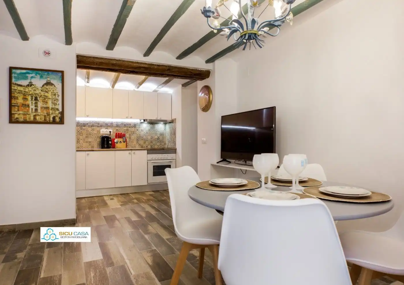 Kitchen of Houses for sale in Jijona / Xixona  with Air Conditioner, Terrace and Storage room