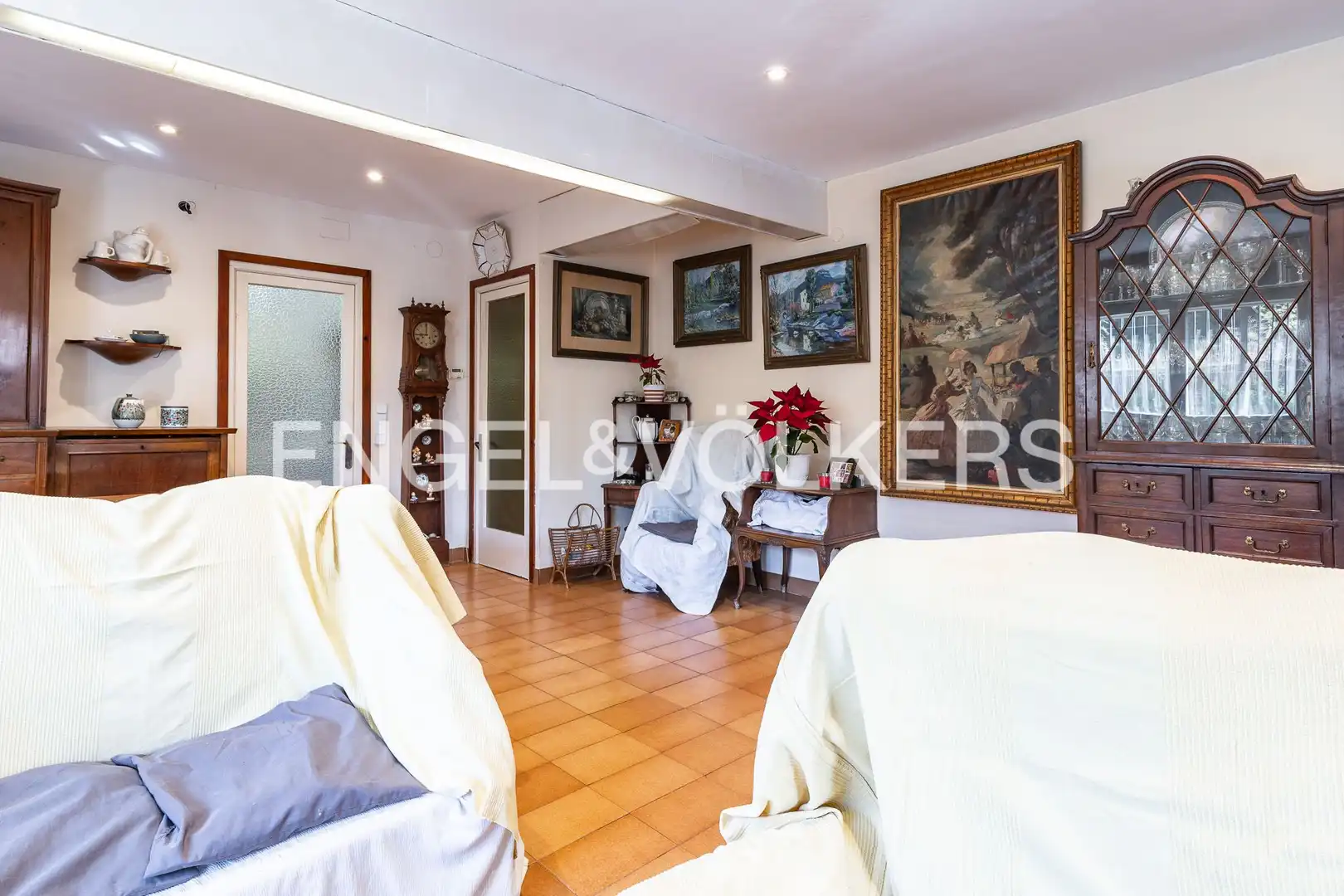 Sala d'estar de Apartament en venda en Premià de Dalt amb Calefacció, Jardí privat i Terrassa