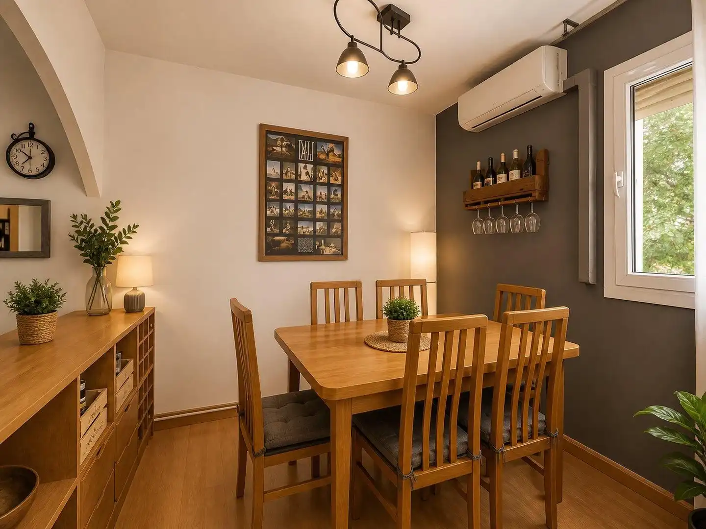 Menjador de Apartament en venda en Barcelona amb Aire condicionat, Calefacció i Parquet