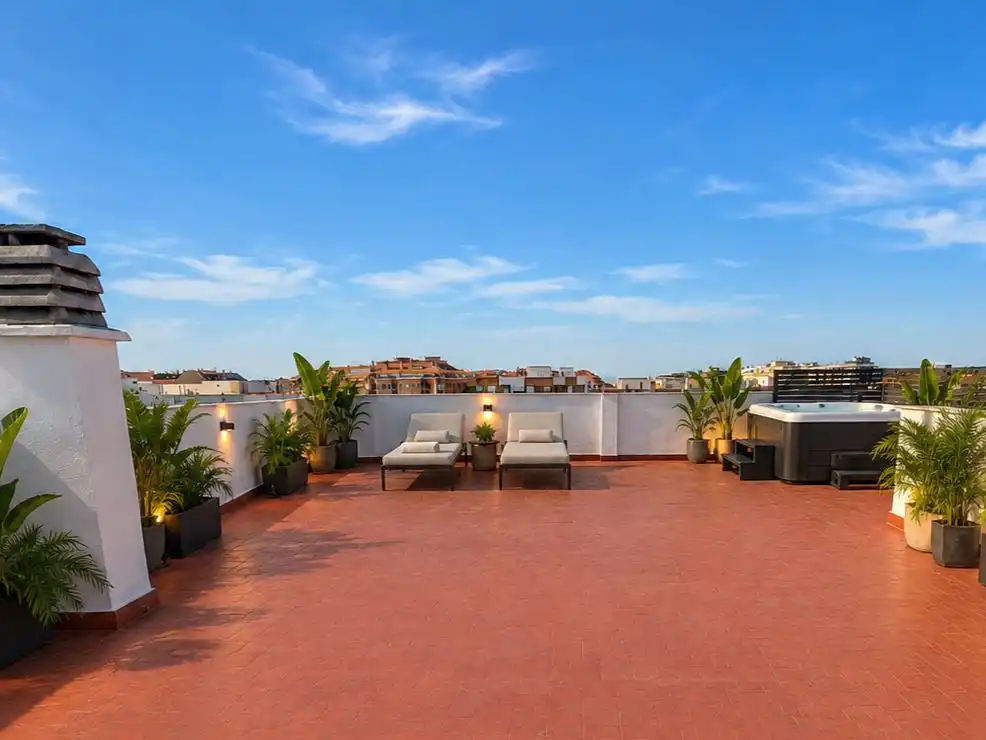 Terrasse von Dachboden zum Verkauf in Alaquàs, Valencia