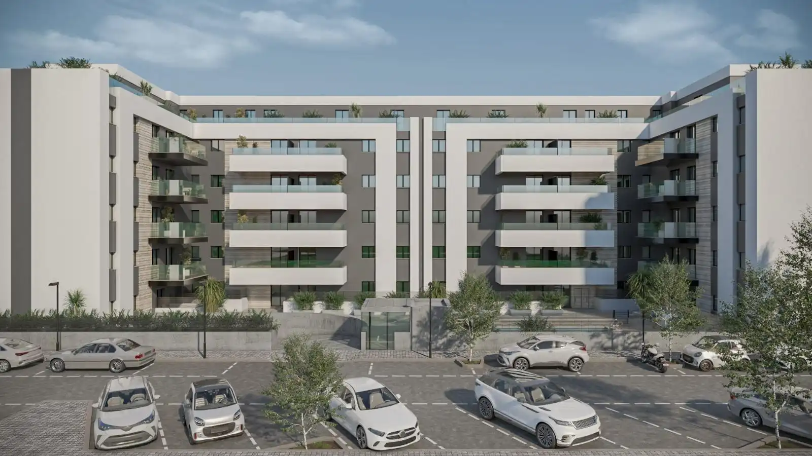 Exterior view of Flat for sale in Mijas  with Air Conditioner, Heating and Terrace