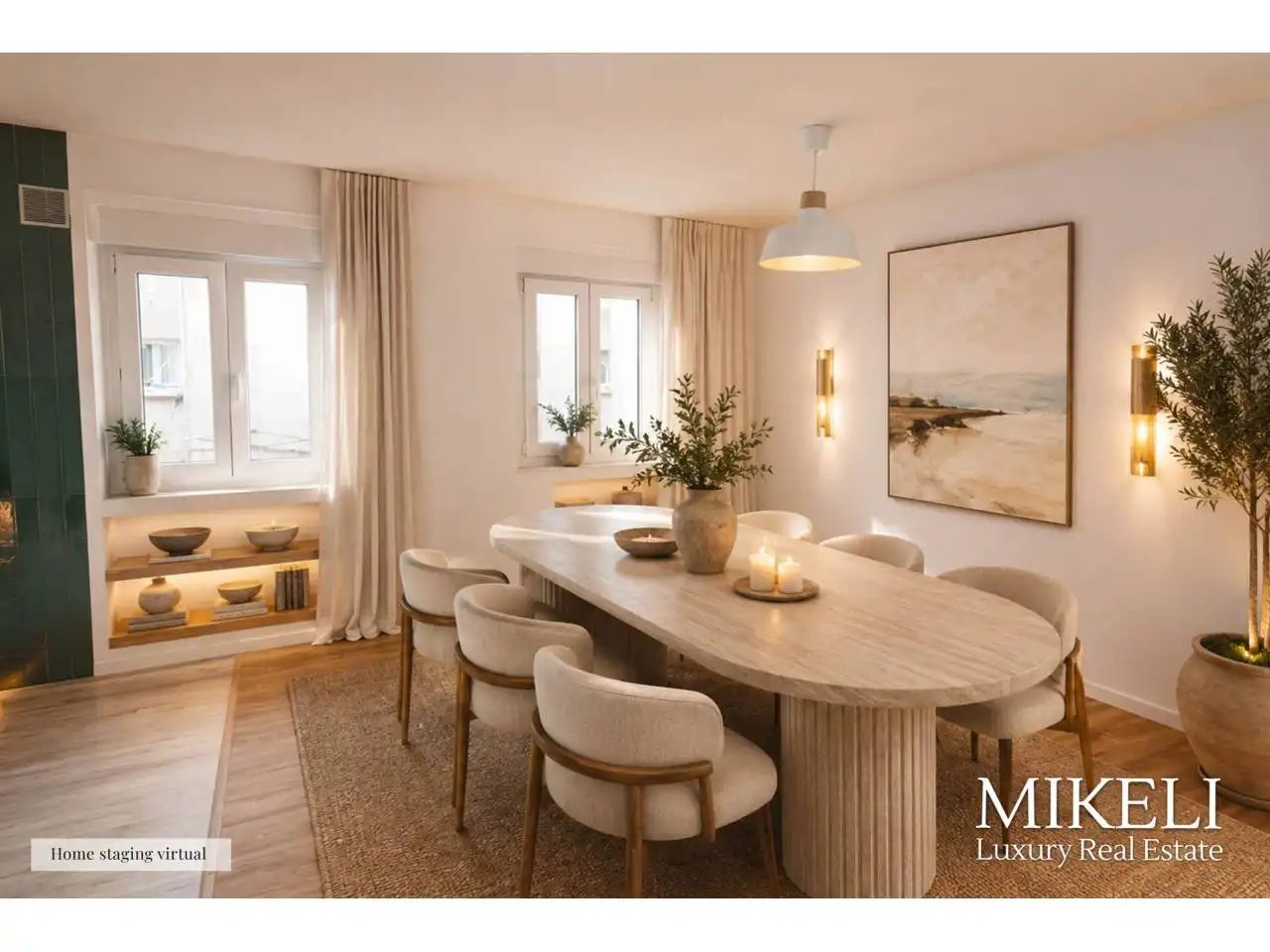 Dining room of Flat for sale in Santander  with Alarm