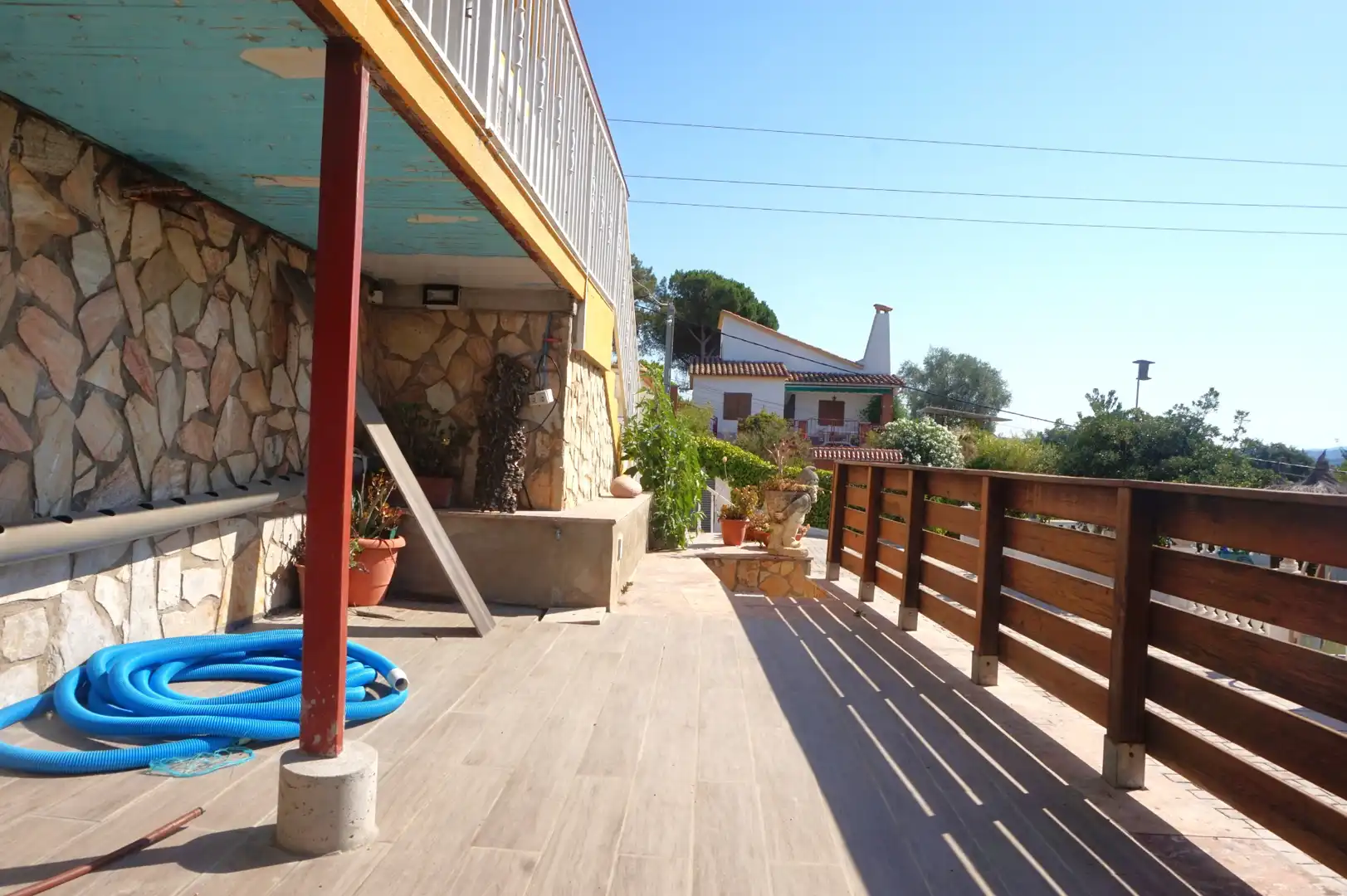 Terrassa de Casa o xalet en venda en Fogars de la Selva amb Calefacció, Jardí privat i Terrassa