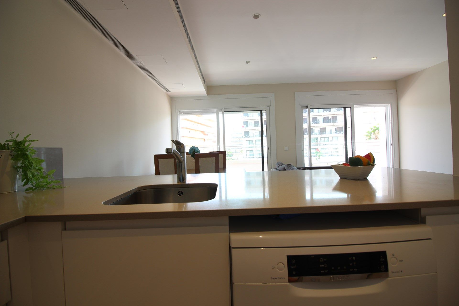 Kitchen of Flat for sale in Roses  with Swimming Pool