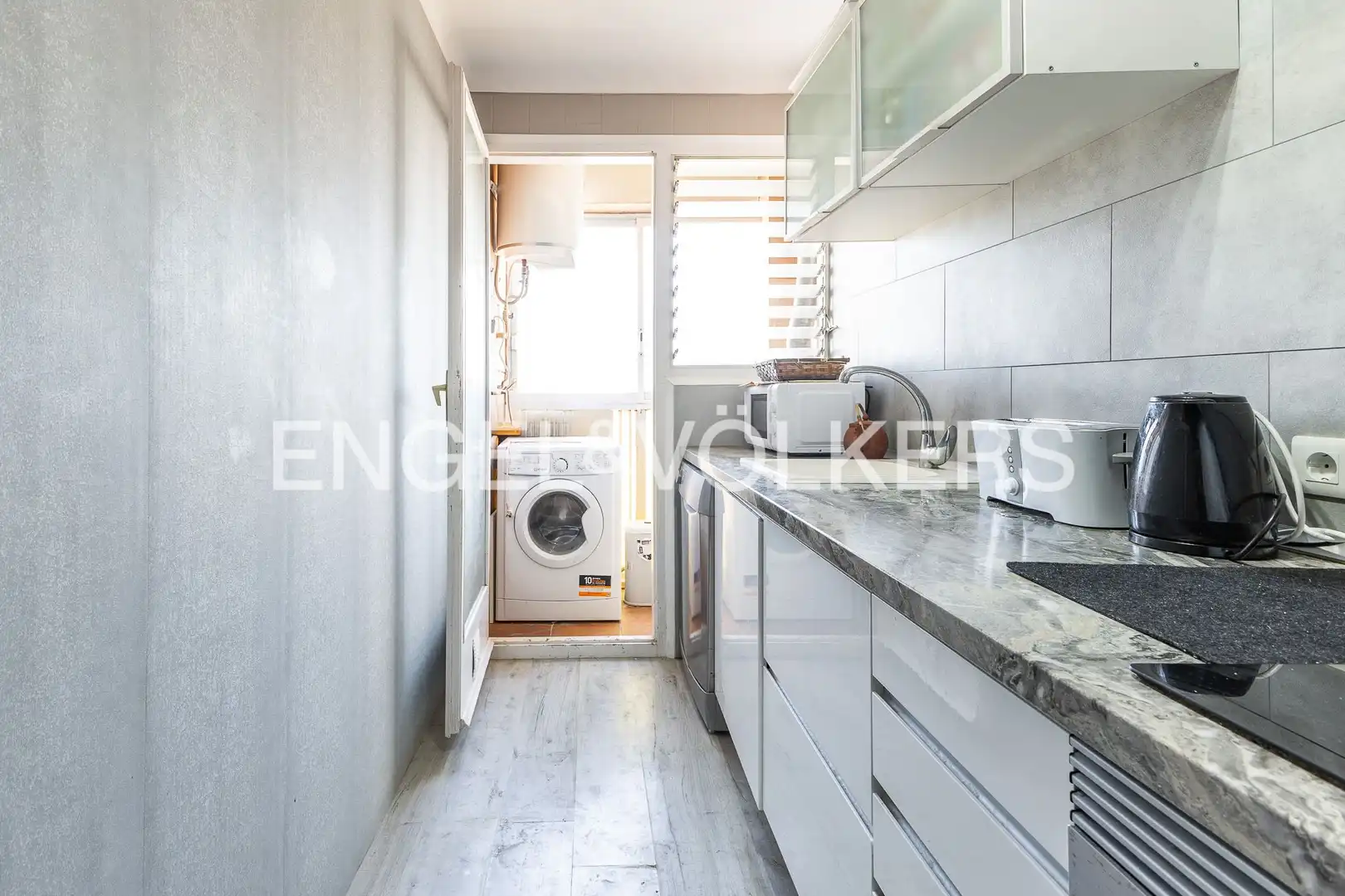 Kitchen of Flat for sale in Malgrat de Mar  with Heating, Parquet flooring and Terrace